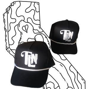 Black & White ToadLeNior puff Print Trucker Hat